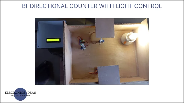 Bi-directional counter with light control 1 bi-directional counter